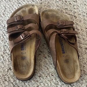 Birkenstock Tan Leather Sandals